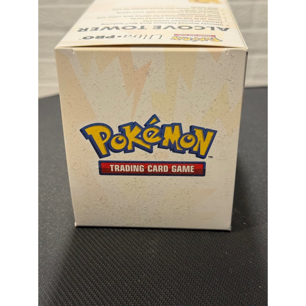 Ultra PRO Pokemon Pikachu Alcove Tower Deck Box Premium Leatherette 16551 - Picture 3 of 4